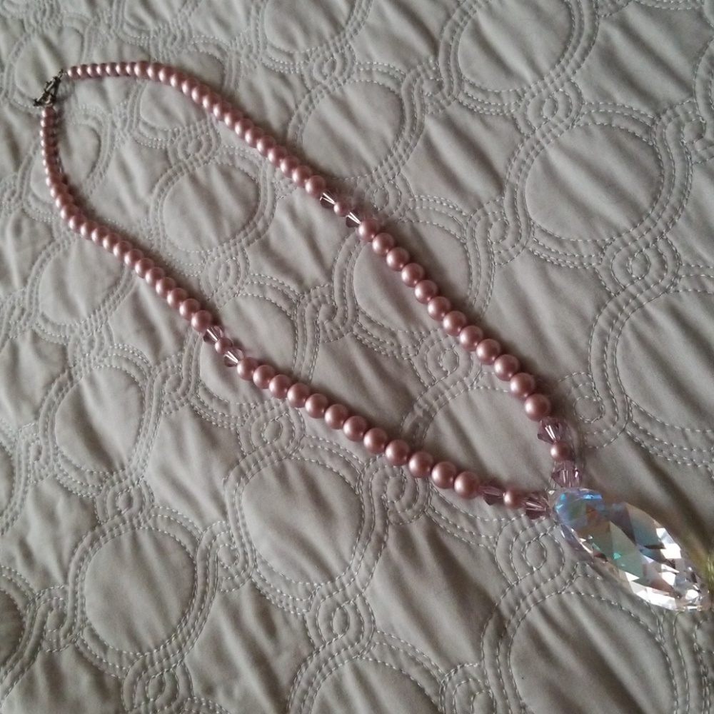 Vintage Rose tone Necklace